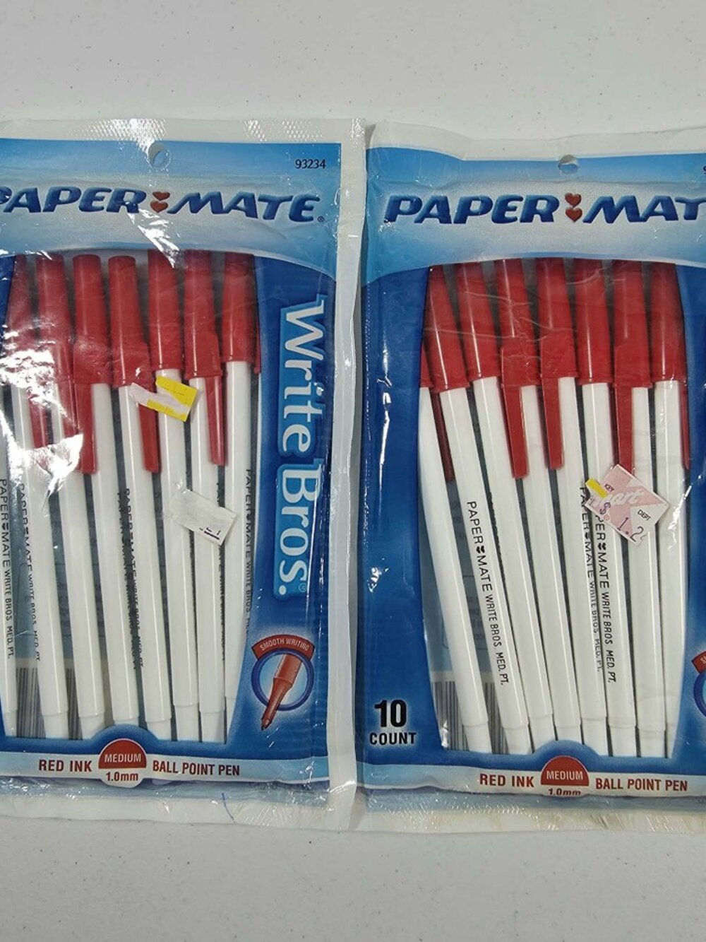 PAPER MATE BALLPOINT PENS VINTAGE 2002 RED CAP COLLECTORS 1.0 mm MED